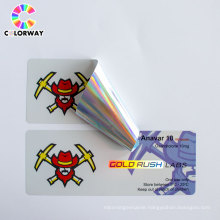 custom logo free design cheap genuine authentication original security pass self adhesive 2D 3D holgorm vial sticker